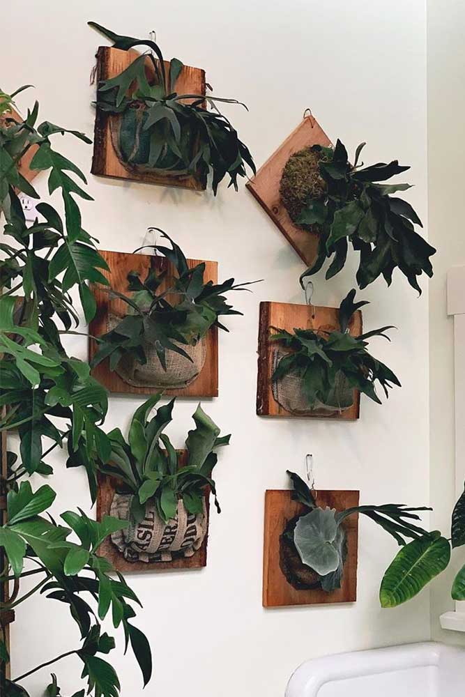 Wall-planter-pots-wood-mounted-air-hanging